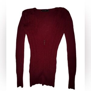 The Limited Cherry Red Sweater
